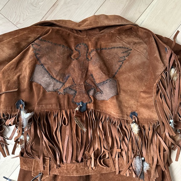Suede Fringe Leather Jacket - Picture 5 of 5